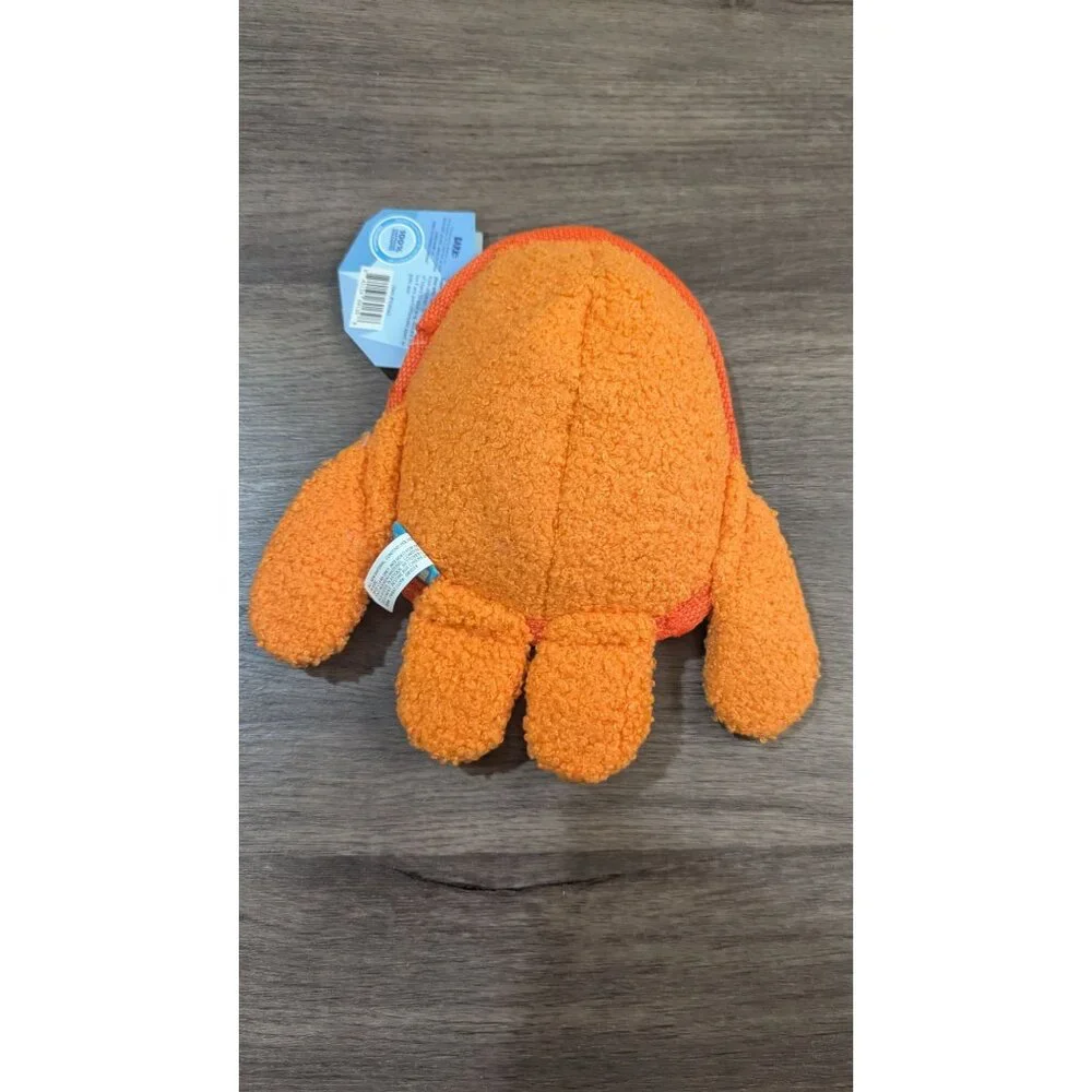 Bark Box Giganto Gene Plush Dog Toy M-L Bright Orange Soft & Durable New‎